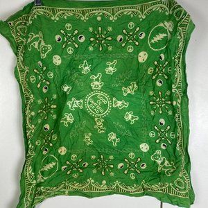 Old Green Grateful Dead Bandana